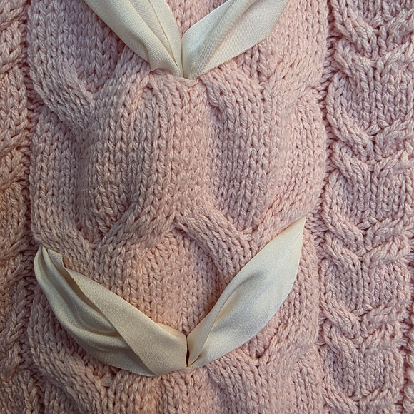 Altar'd State Cory Ribbon Cable Knit Sweater with Ribbon Details - Picture 4 of 9